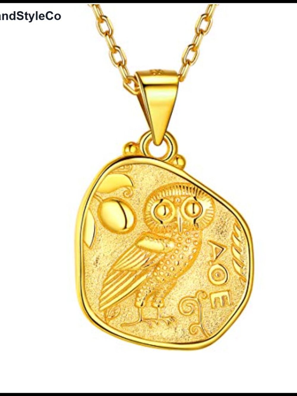 Sterling Silver Coin Pendant Necklace Gold Plated Women Dainty Round Vintage
